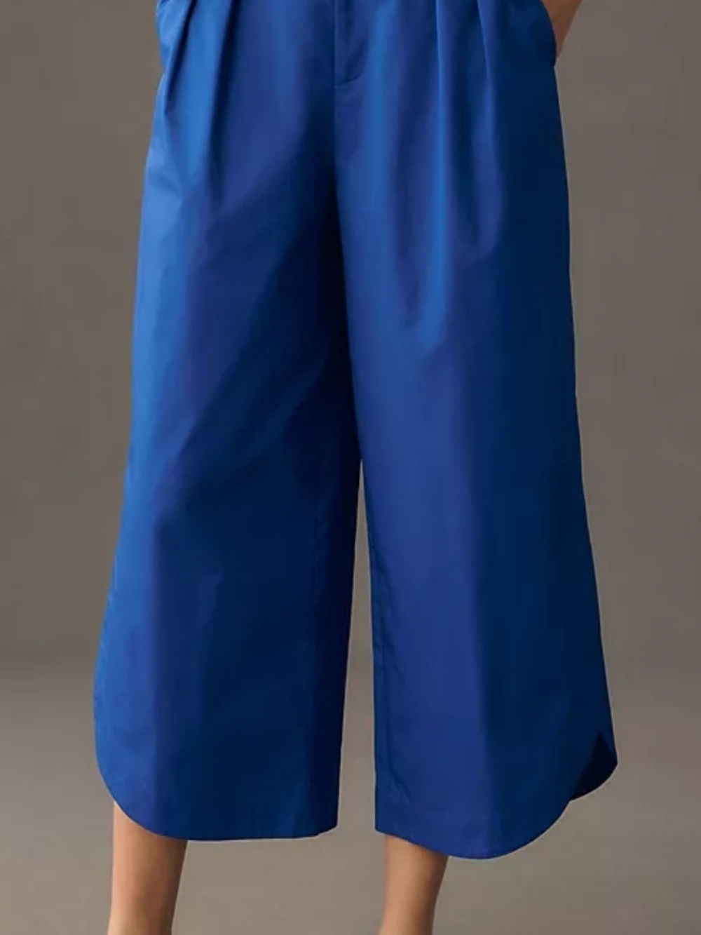 MARE MARE x ANTHROPOLOGIE Wide Leg cropped Pants Size 3X Blue
